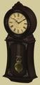Wooden regulator clock
