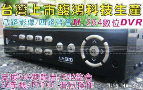 FUHO HA-842ET V2 DVR LE 8H