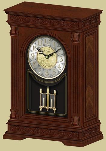 Wooden mantel clock