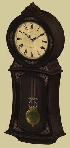 Wooden regulator clock