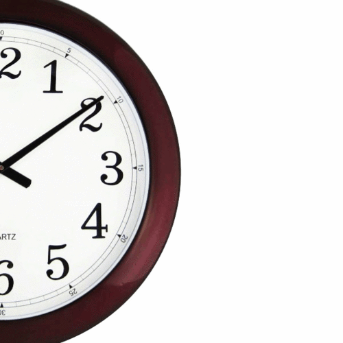 j(s) 66cm Big Clock (Wine)