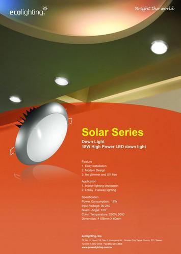 Solar Series Downlight 18W