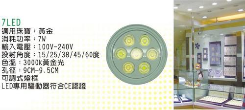 LEDshine-LED 7W LEDrO/AR111/od