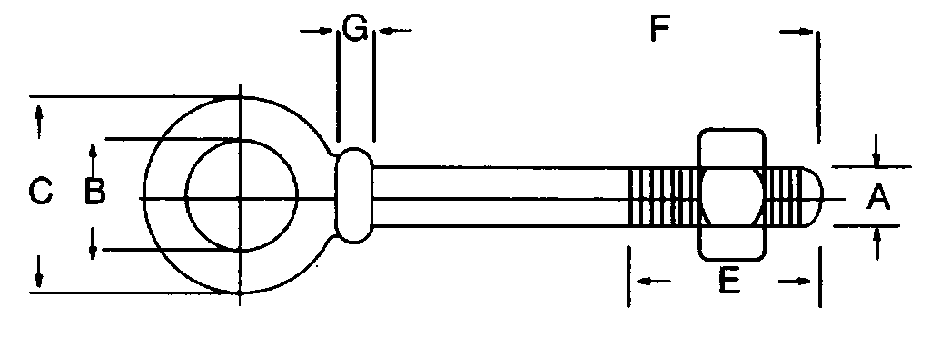 Shoulder Nut Eyebolt