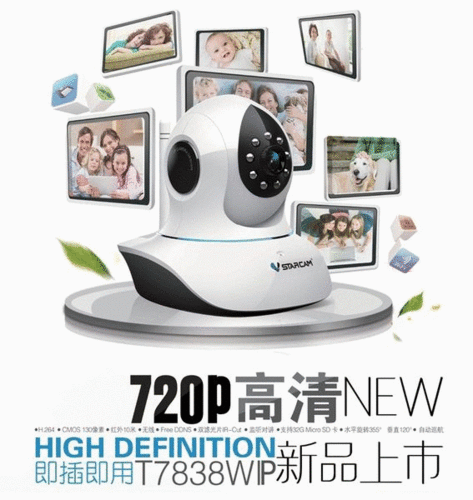 720P 7838WIP  IPCAM ʸUe s