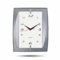 937(Ȧ) Rect Clock_Silver