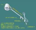 LED 夾燈-展場長臂燈(伸縮燈桿)